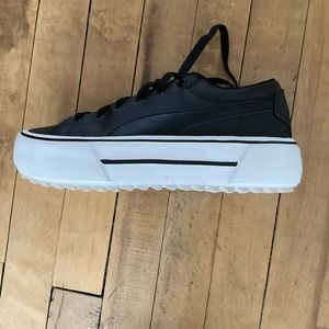 Leather Puma Platforms